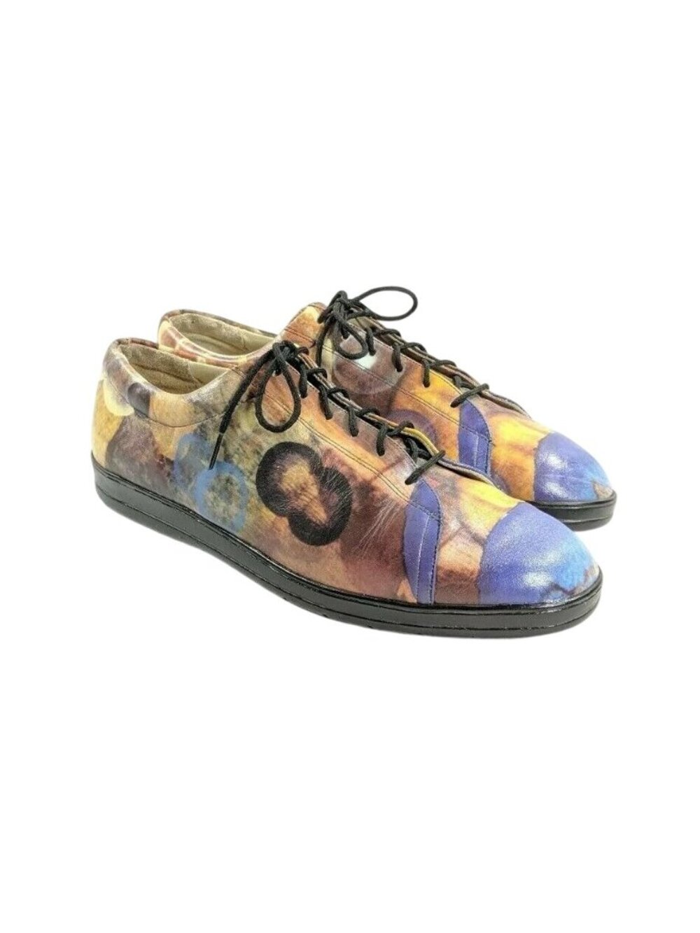 Icon Fashion Sneakers Unisex Women's 9.5 - Men's 7.5 Multicolor Leather - Picture 2 of 9